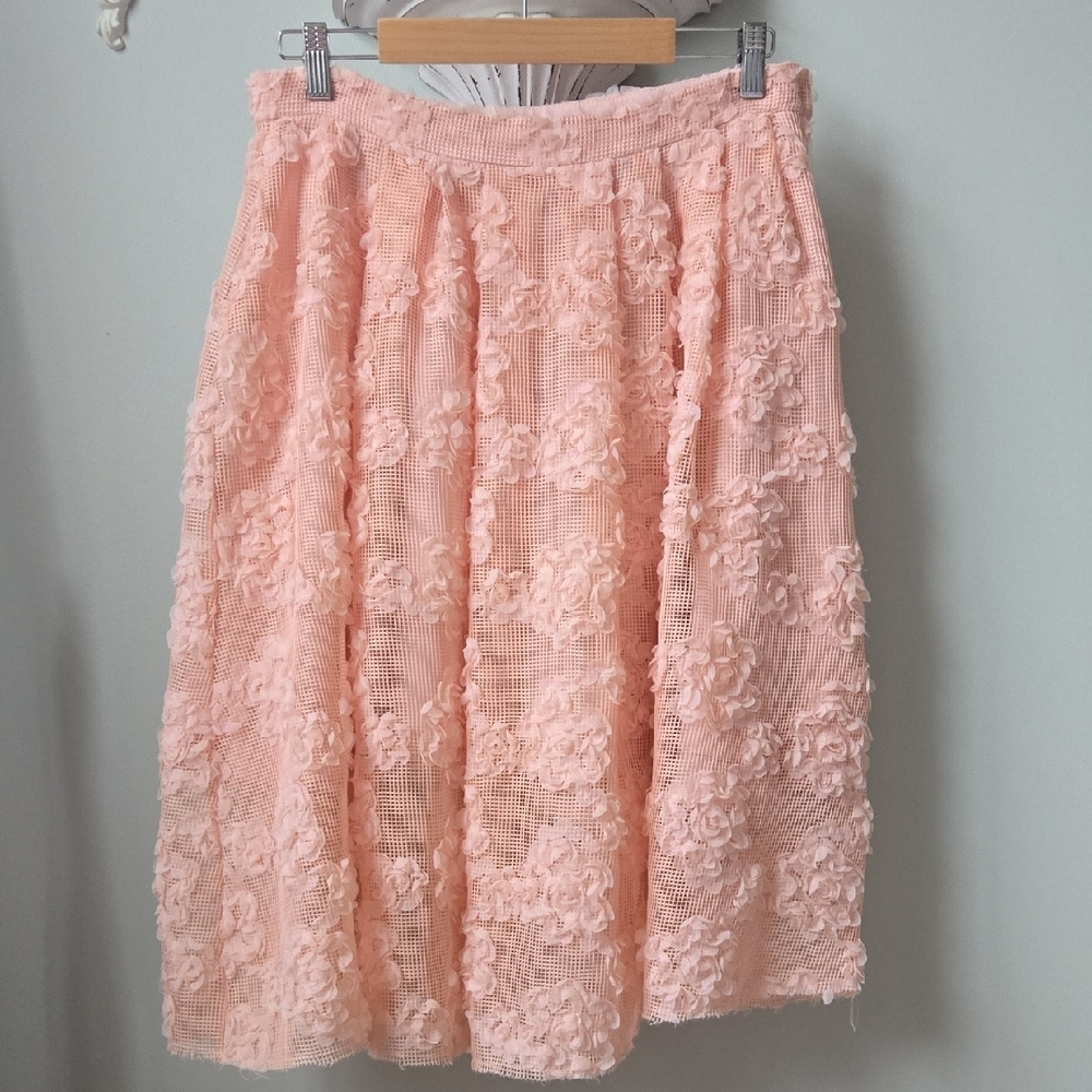 Pink Lace Skirt